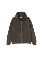 FELPA APERTA CAPPUCCIO PAINTER JACKET