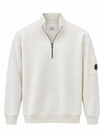 MAGLIA MEZZA ZIP KNITWEAR POLO COLLAR IN MERINO WOOL FELTED