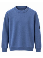 MAGLIA GIROCOLLO KNITWEAR CREW NECK IN MERINO WOOL FELTED