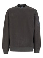 FELPA GIROCOLLO SWEATSHIRTS CREW NECK IN BRUSHED EMERIZED DIAGONAL FLEECE