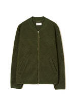 CARDIGAN ZIP BOMBER