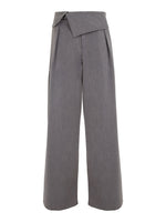 PANTALONE WIDE FIT RISVOLTO IN VITA