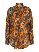 CAMICIA ANIMALIER CON FOULARD