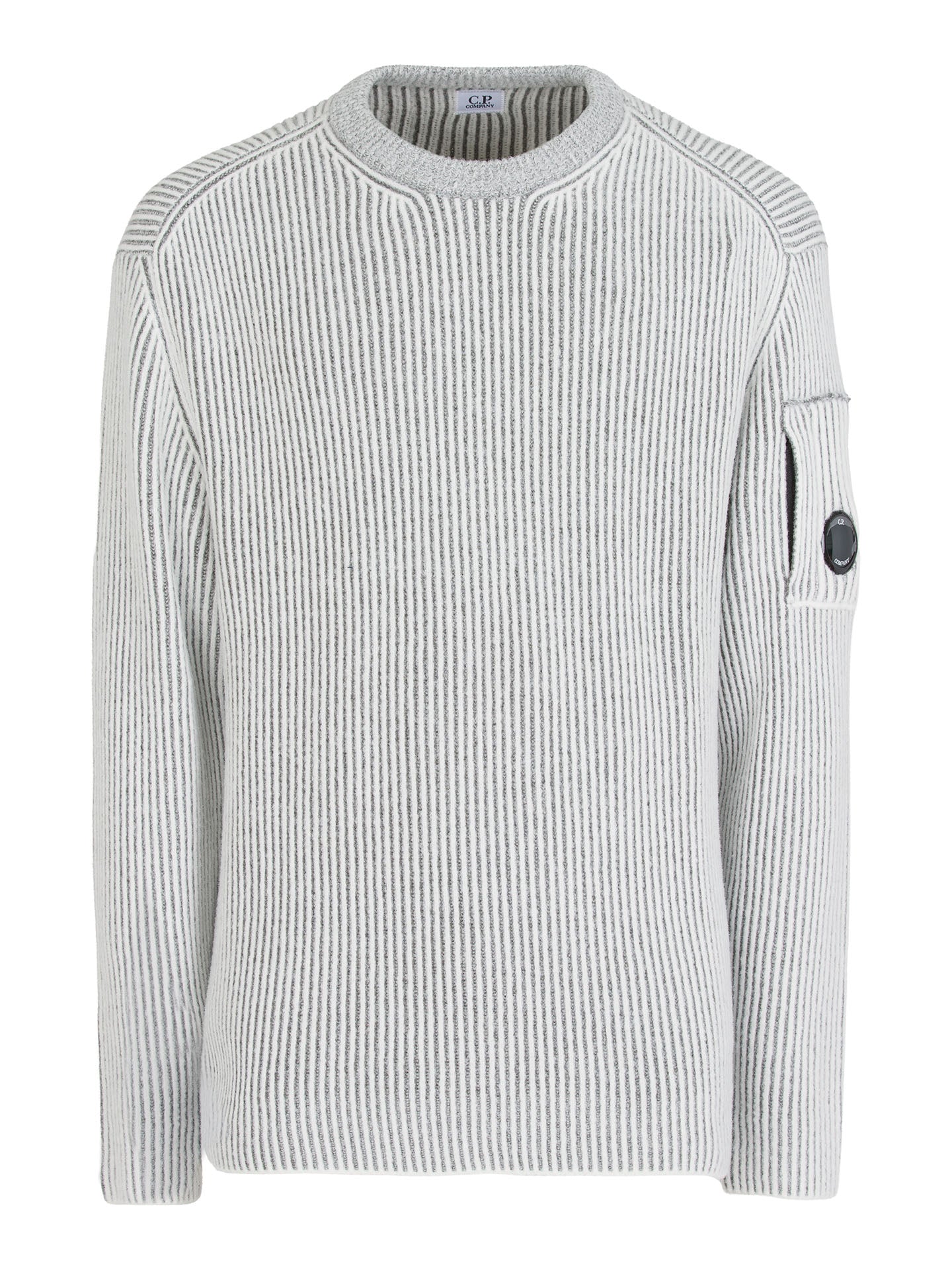 MAGLIA GIROCOLLO IN FLEECE KNIT