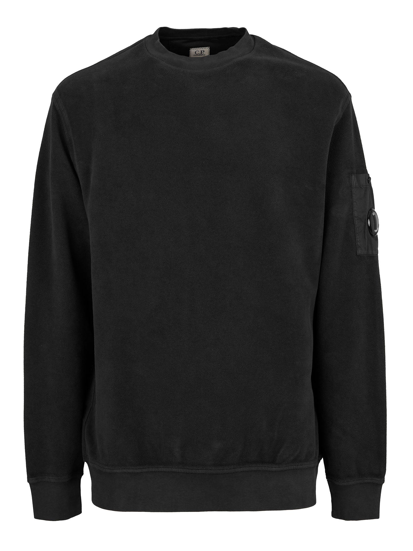 FELPA GIROCOLLO BRUSHED EMERIZED DIAGONAL FLEECE