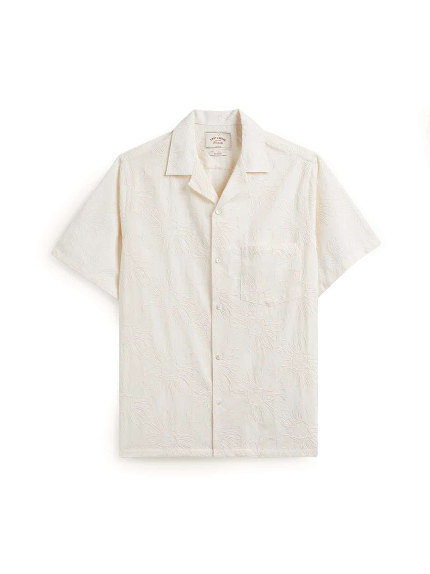 CAMICIA MANICA CORTA RICAMO DUKE
