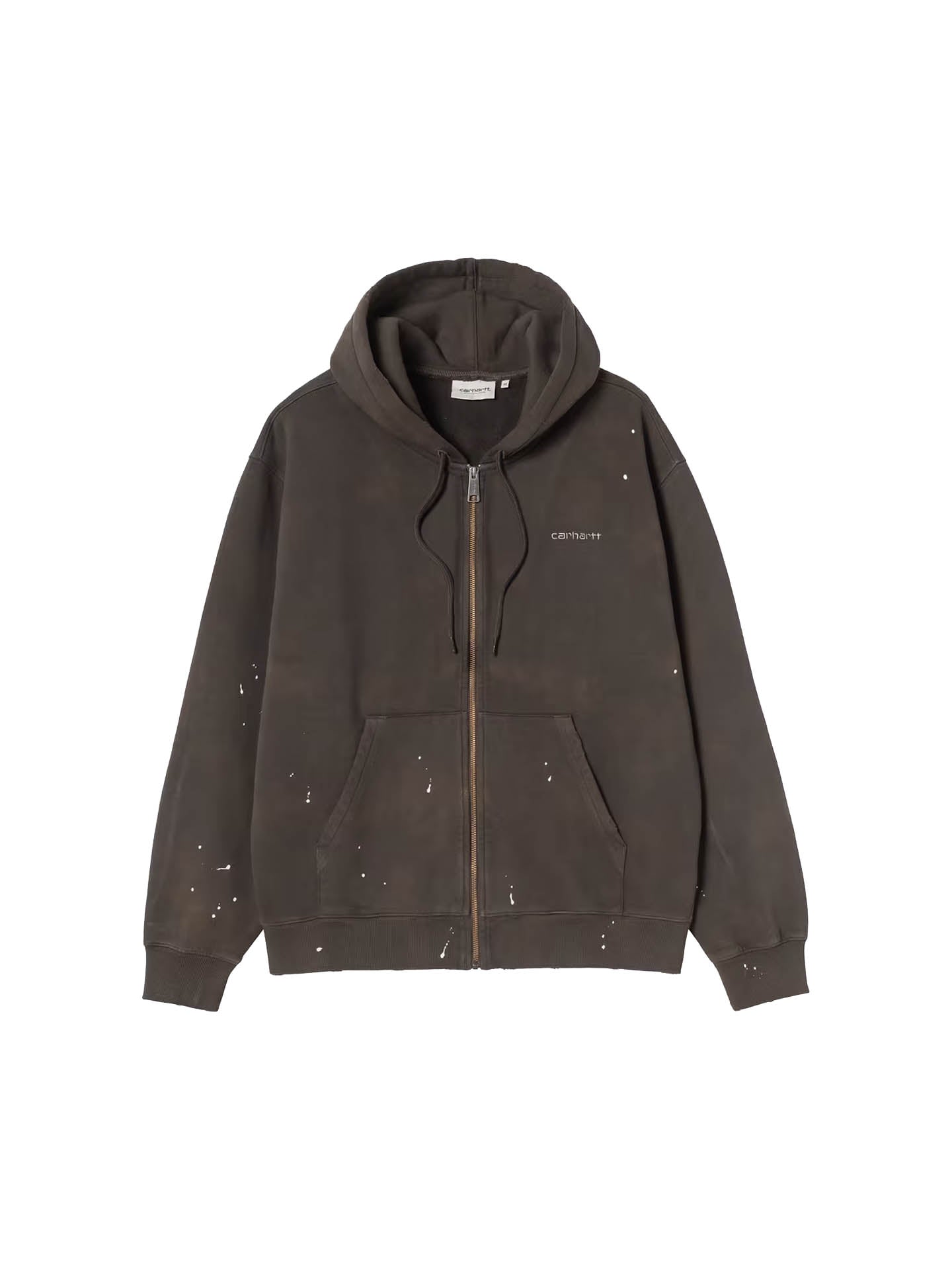 FELPA APERTA CAPPUCCIO PAINTER JACKET