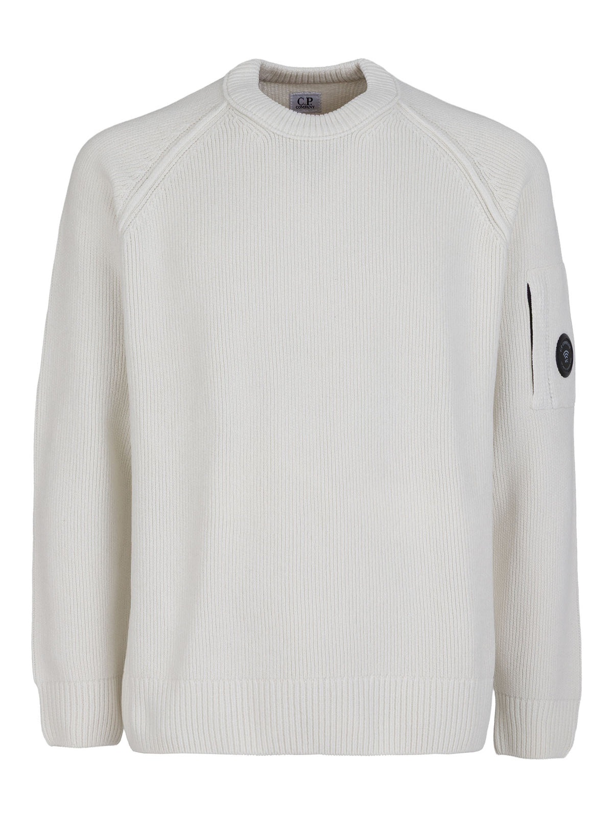 MAGLIA GIROCOLLO CHENILLE COTTON CREWNECK LENS SWEATER