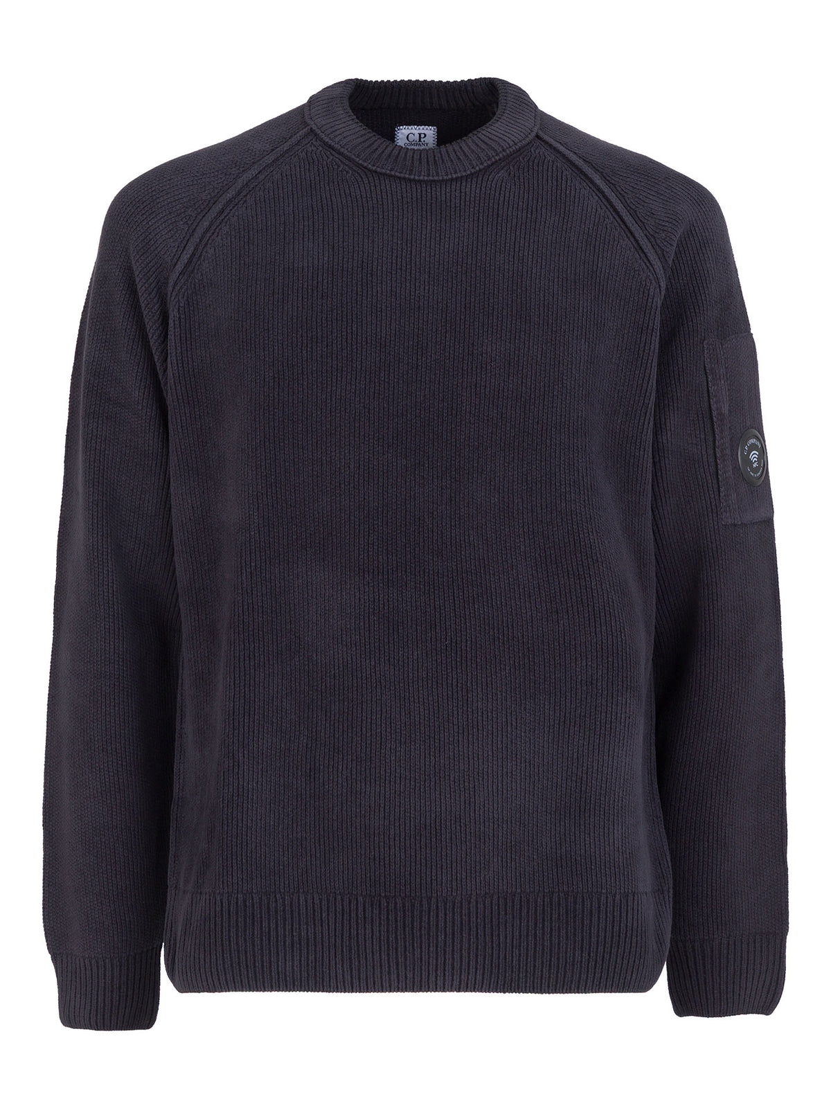 MAGLIA GIROCOLLO CHENILLE COTTON CREWNECK LENS SWEATER
