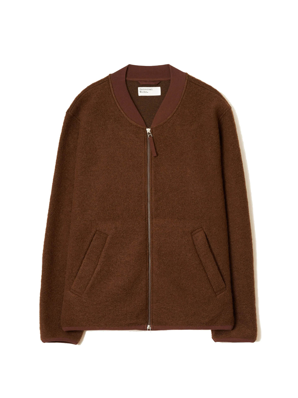 CARDIGAN ZIP BOMBER