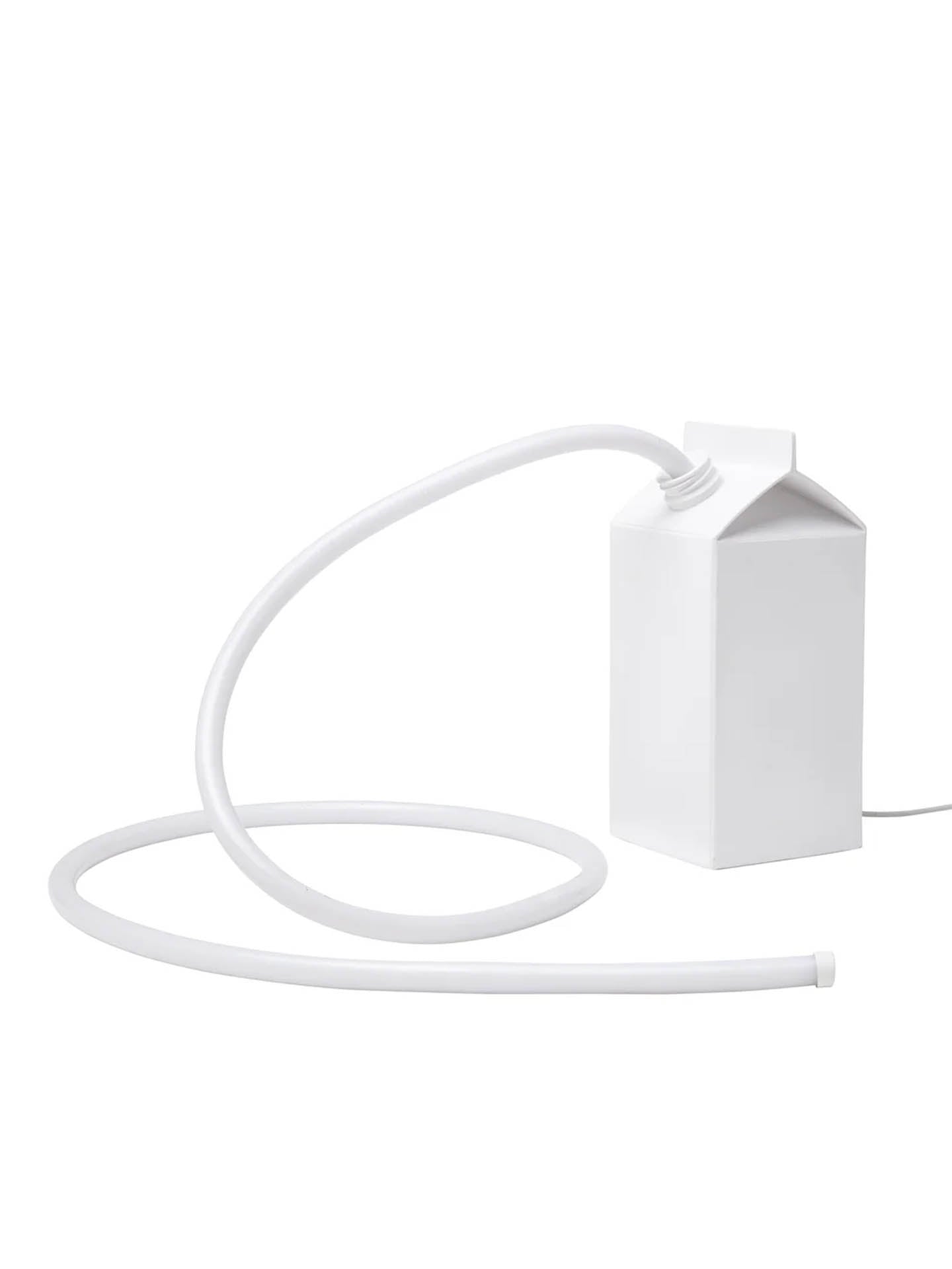 LAMPADA IN RESINA A LED MILKGLOW