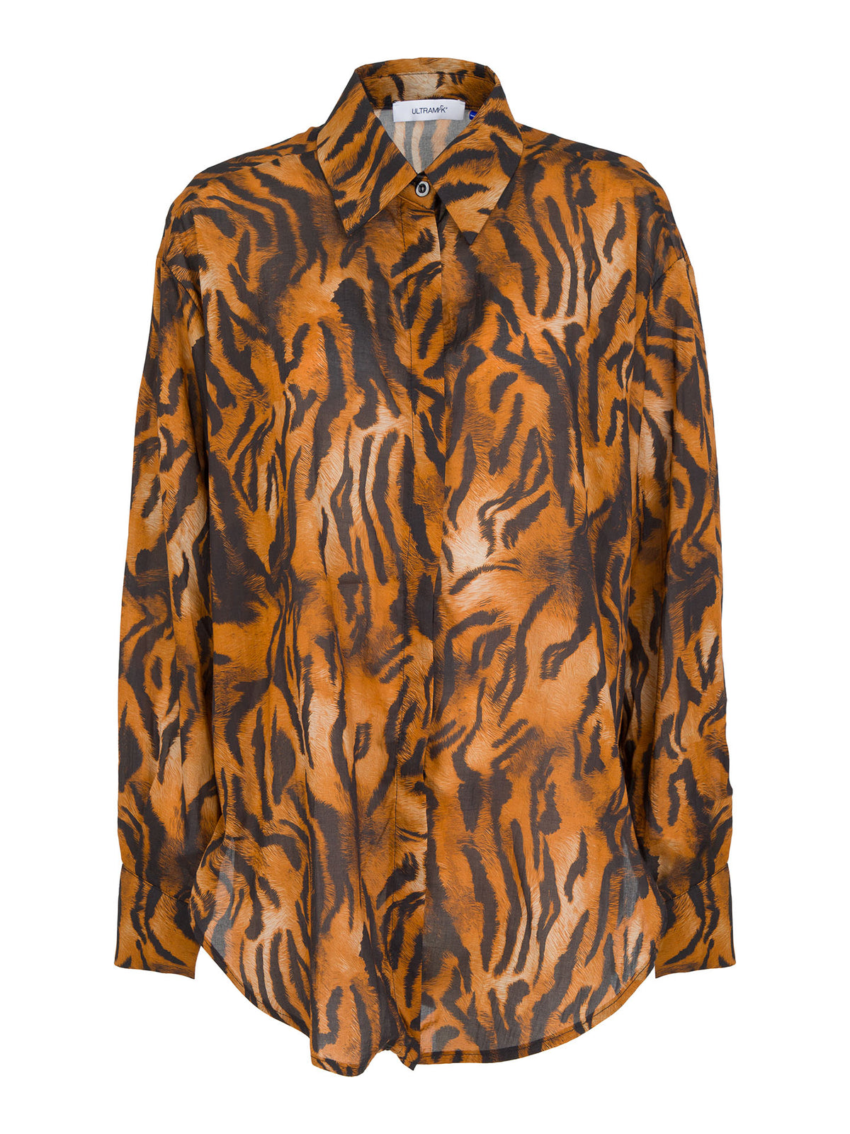 CAMICIA ANIMALIER CON FOULARD
