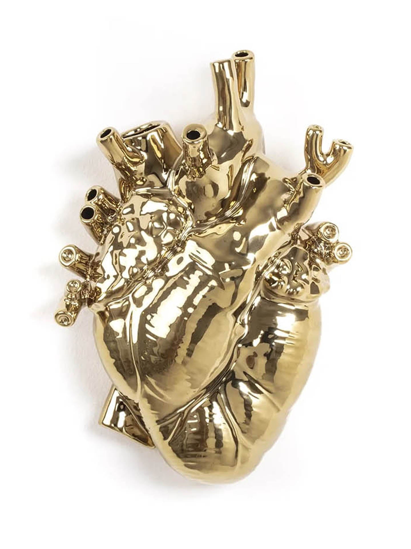 VASO IN PORCELLANA "LOVE IN BLOOM-GOLD