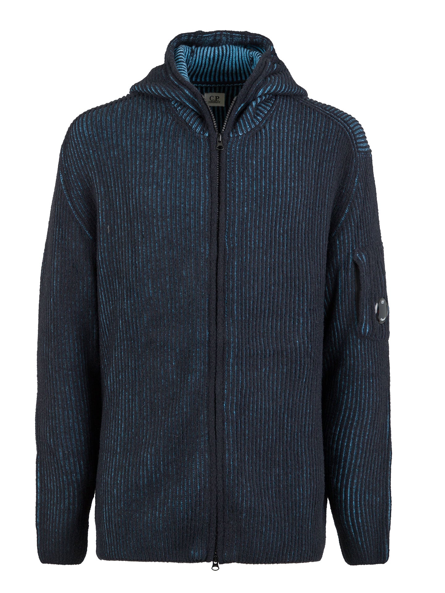 MAGLIA APERTA CAPPUCCIO   IN FLEECE KNIT