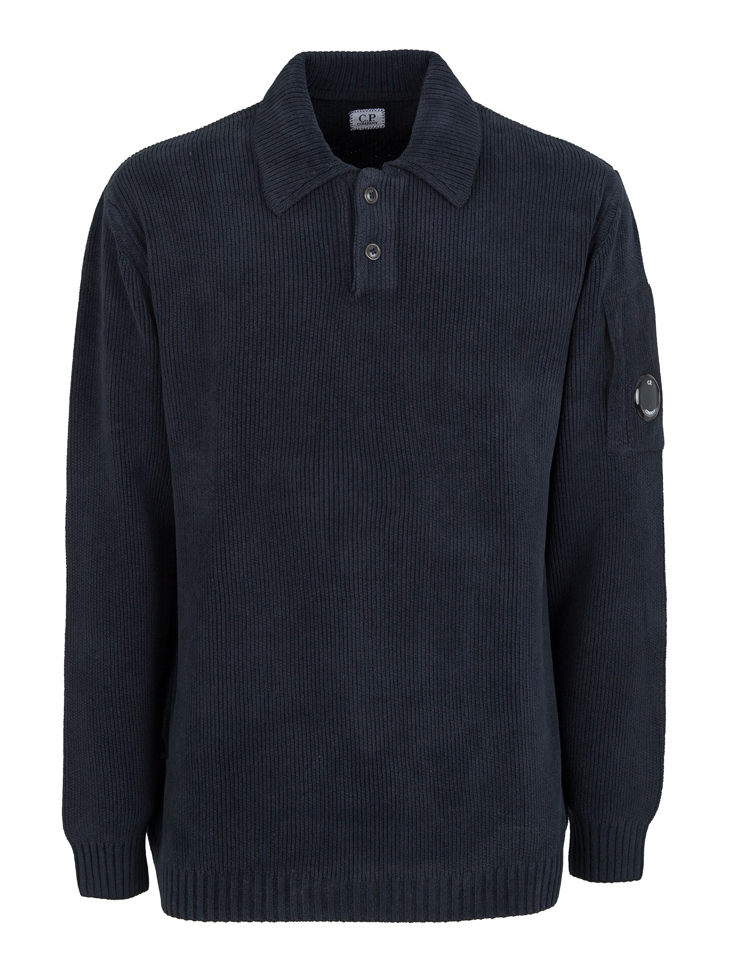 POLO MANICA LUNGA IN CHENILLE COTTON