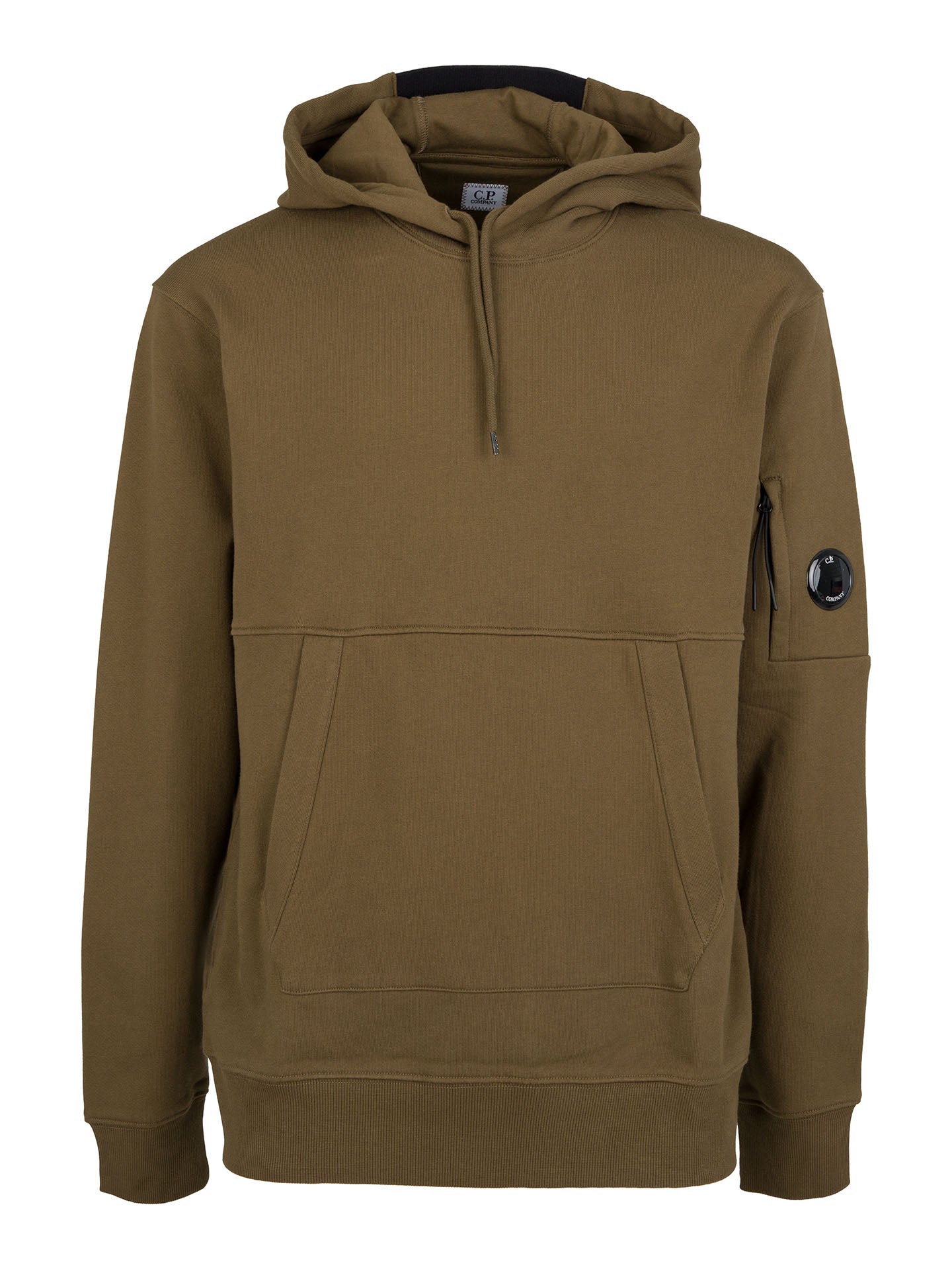 FELPA CAPPUCCIO HOODED IN DIAGONAL RAISED FLEECE