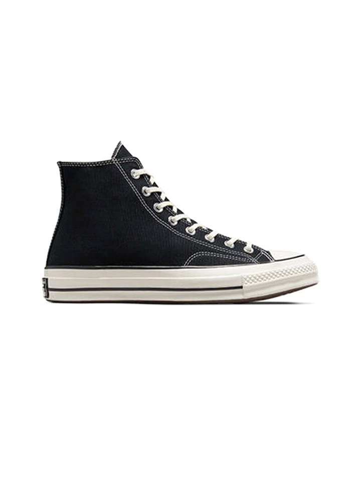 CHUCK 70 HI BLACK/BLACK/EGRET 