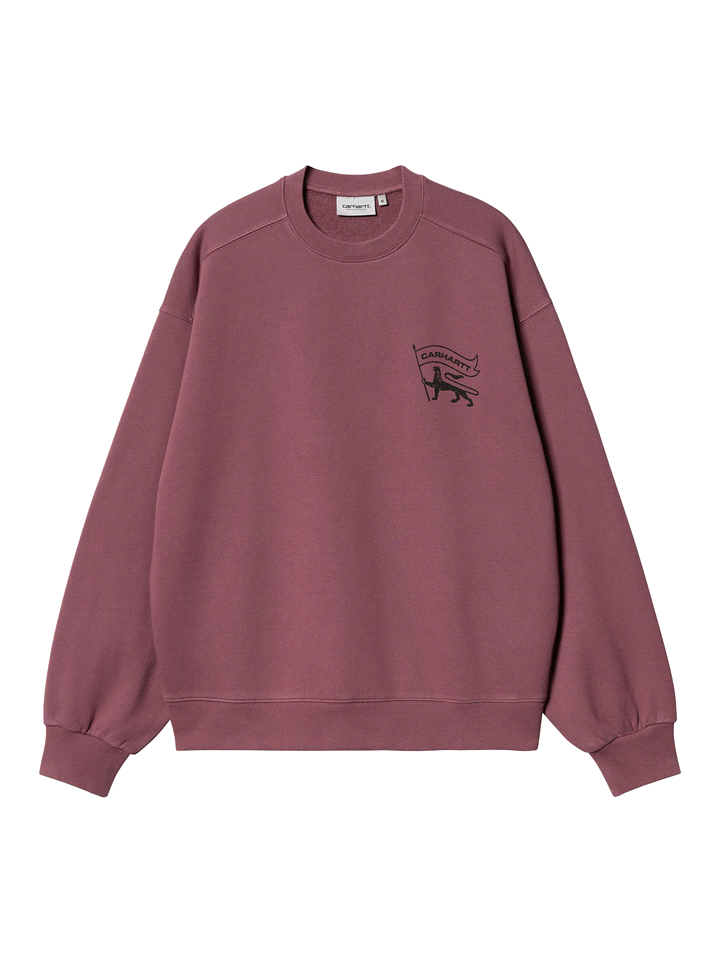 FELPA GIROCOLLO STAMP SWEAT